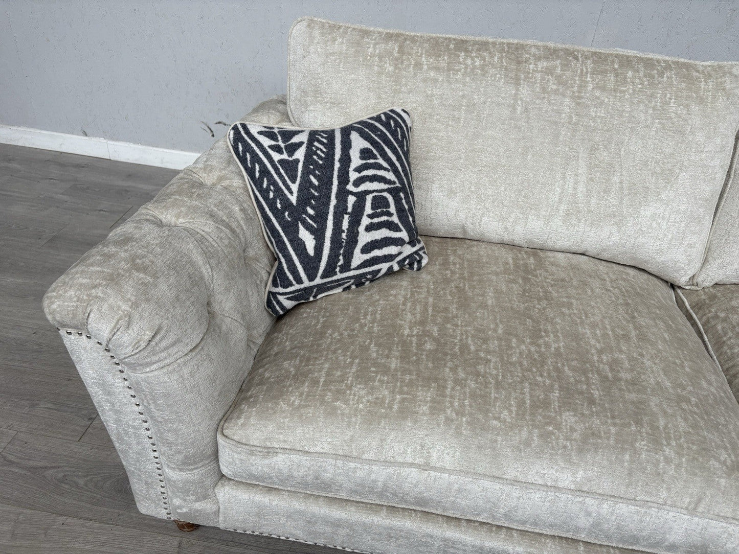 Westbridge - LUCILLE Extra Large Fabric 4 Seater Sofa, Oyster - RRP £2,695