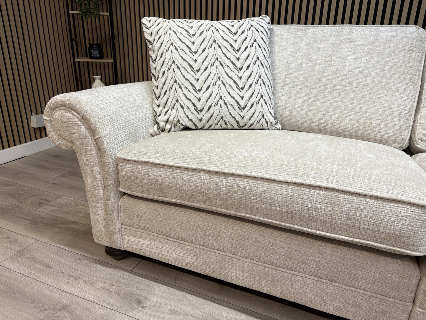 NEW BLENHEIM Fabric 4 Seater Sofa + Loveseat Armchair - RRP £4,540