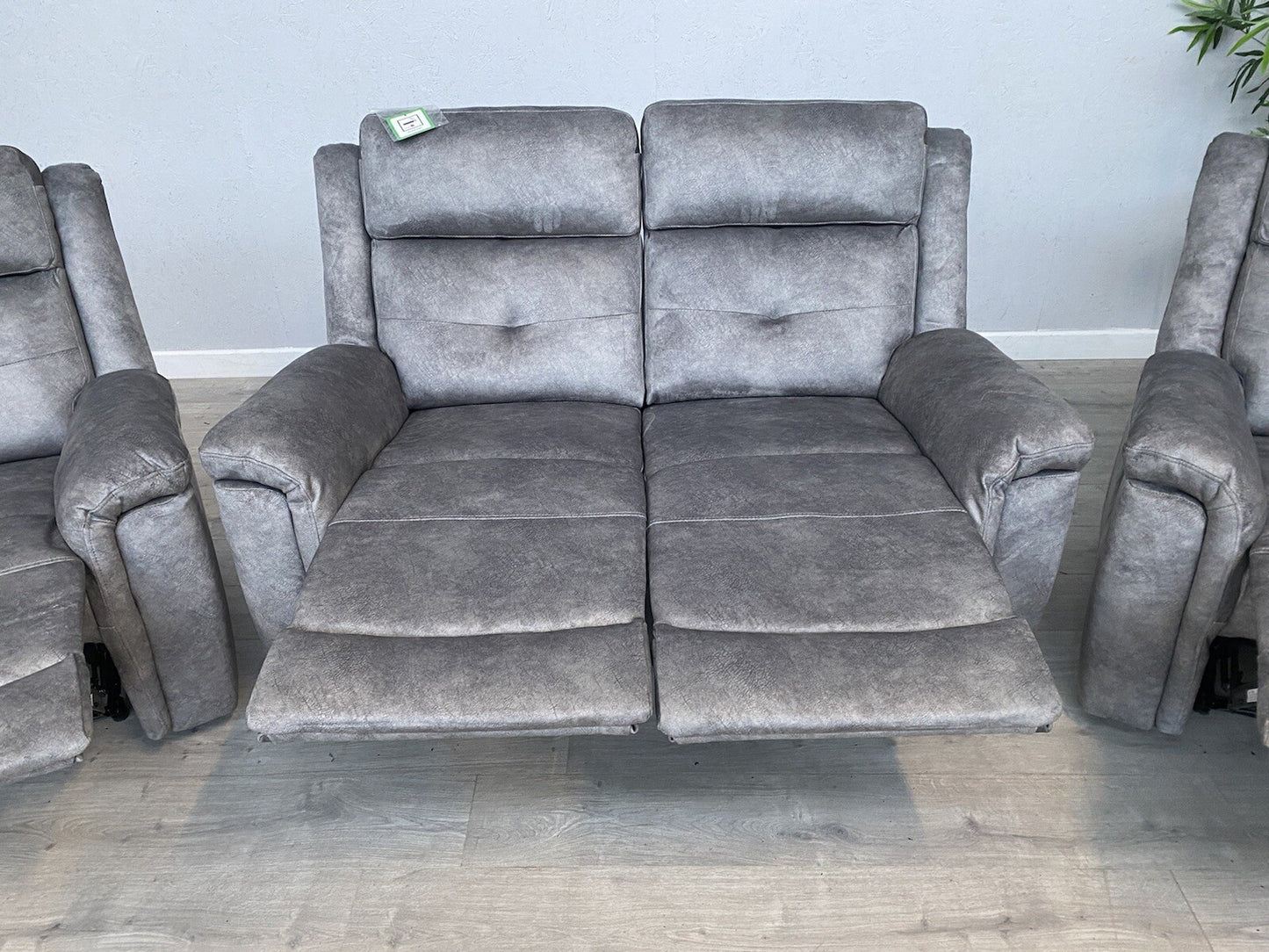 DFS - CASIMIR Style Fabric 2 Seater Sofa + 2 x Armchairs, Recliners - RRP £2,297