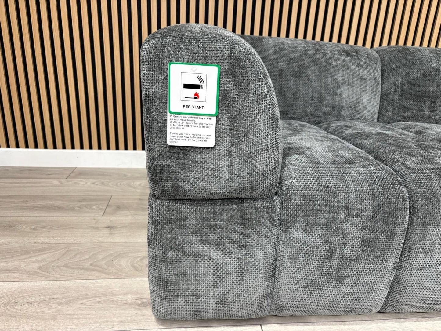Taskers KIRWIN Large Fabric 3 Seater Sofa + Footstool - RRP £2,999