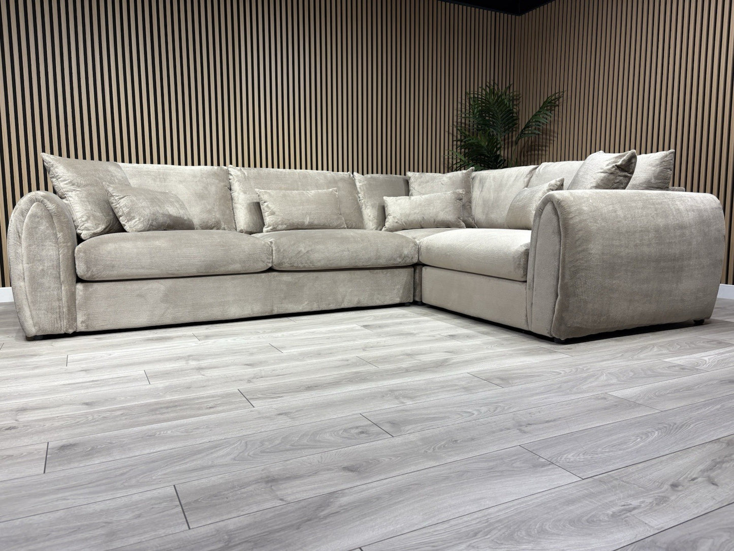 Sofology MARBLE ARCH Style Fabric RHF Corner Sofa, Beige - RRP £3,599