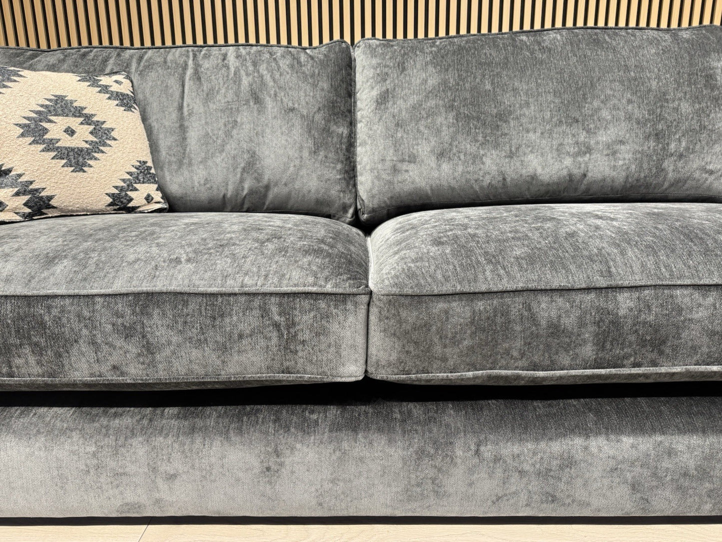 Sofology CAVALLI Style Fabric Small 3 Corner 1.5 Sofa, Slate - RRP £4,499