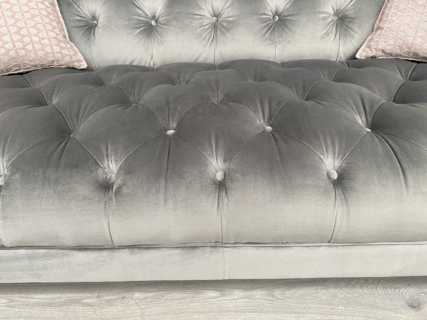 Alexander James Luisa Chesterfield 3 Seater Sofa + Armchair Set - RRP £3,930