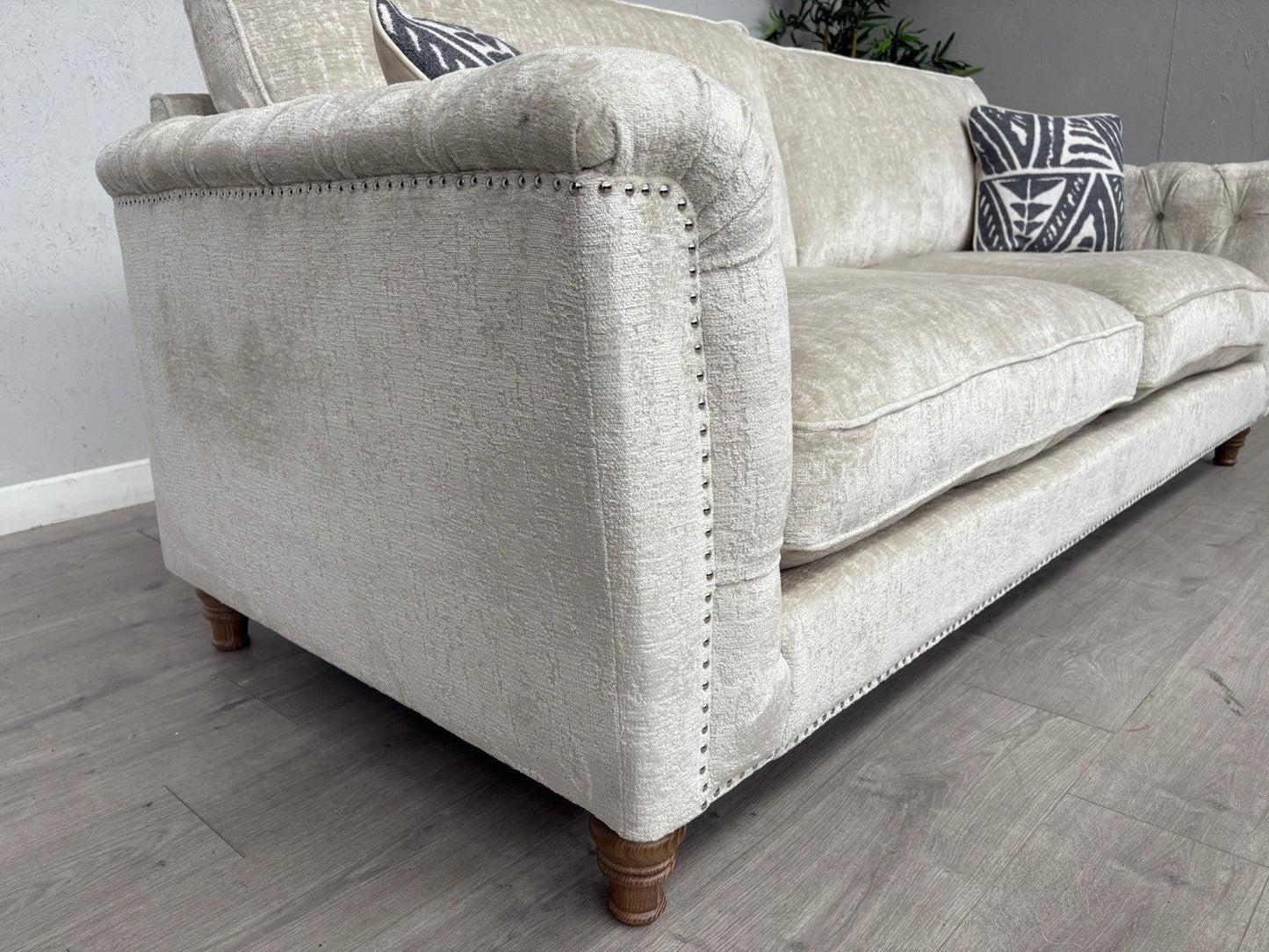 Westbridge - LUCILLE Extra Large Fabric 4 Seater Sofa, Oyster - RRP £2,695