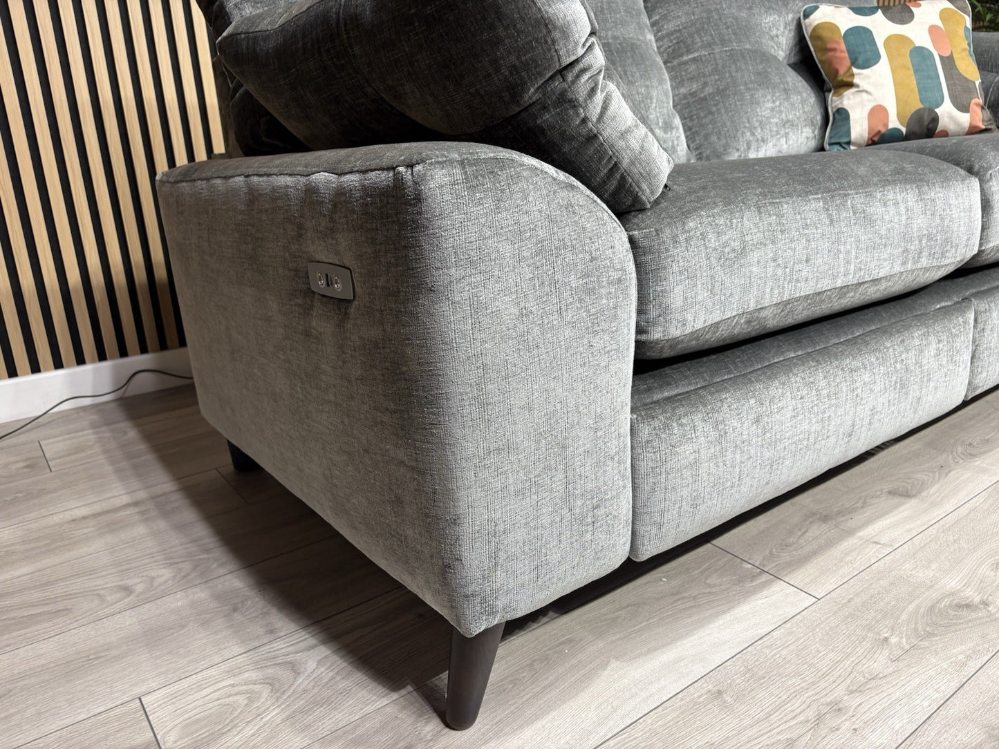 Furniture Village MALIBU Fabric 3 Seater Sofa + Armchair, Recliners - RRP £3,440