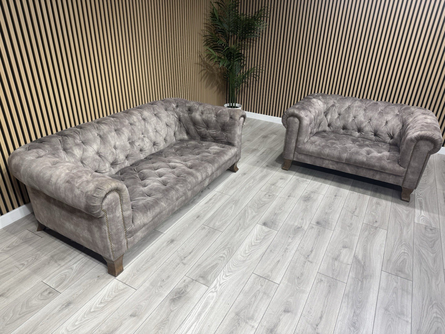 Furniture Village A&J Hampton 2 Seater & Snuggle Chair RRP £3295