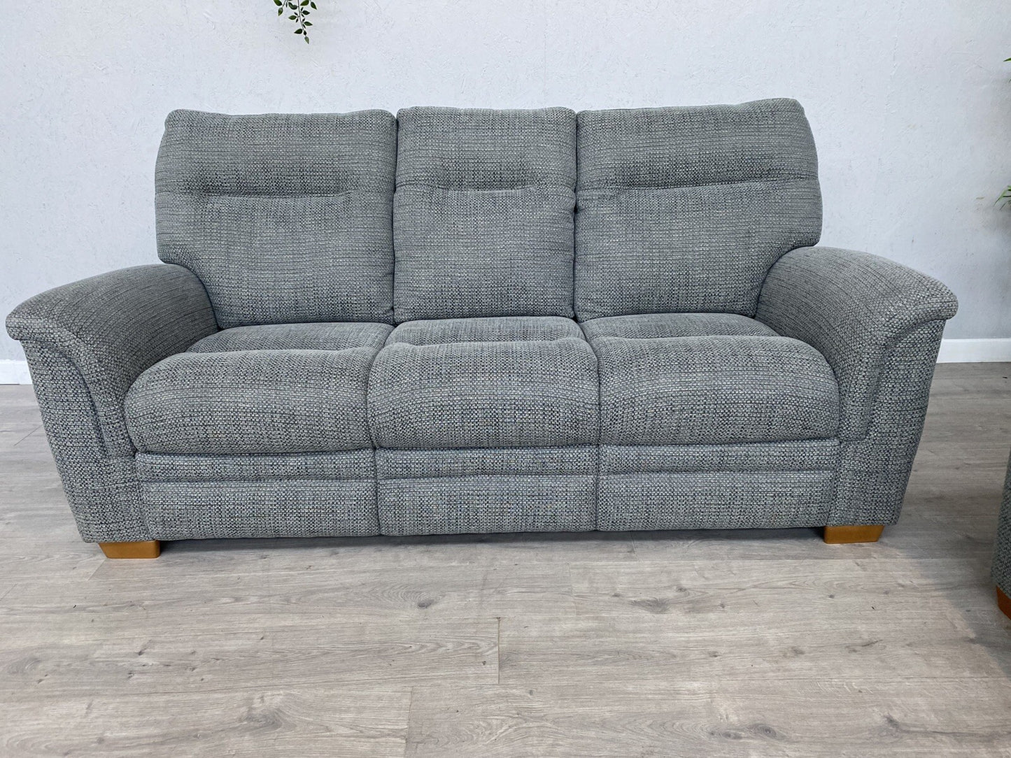 Parker Knoll - HUDSON 23 Fabric 3 Seater + 2 Seater Sofas + Stool - RRP £5,215