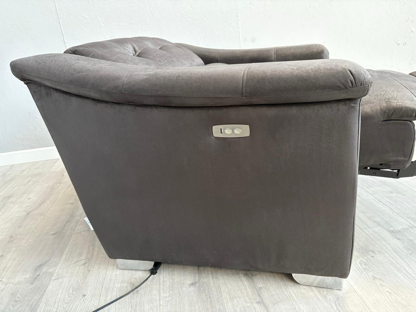 DFS - La-Z-Boy NEW HOLLYWOOD Fabric 2 Seater Sofa + Cuddler Armchair, Power