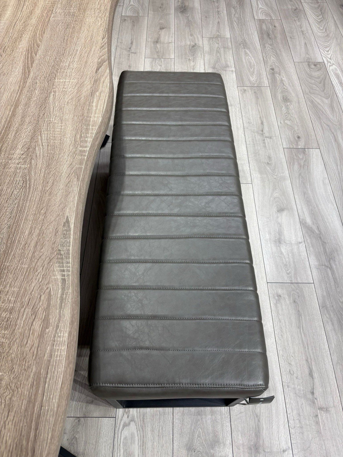 NEXT Sample - RIGA Industrial Dining Table + Bench + 2 x Chairs - RRP £1,899