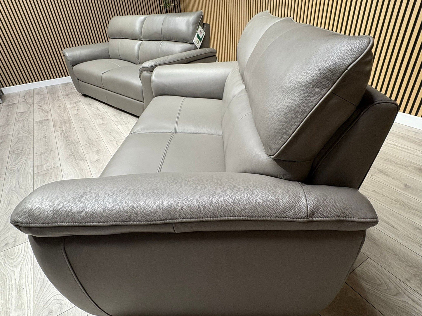 MISSOURI Style Leather 3 Seater + 2 Seater Sofa Set - RRP £3,190