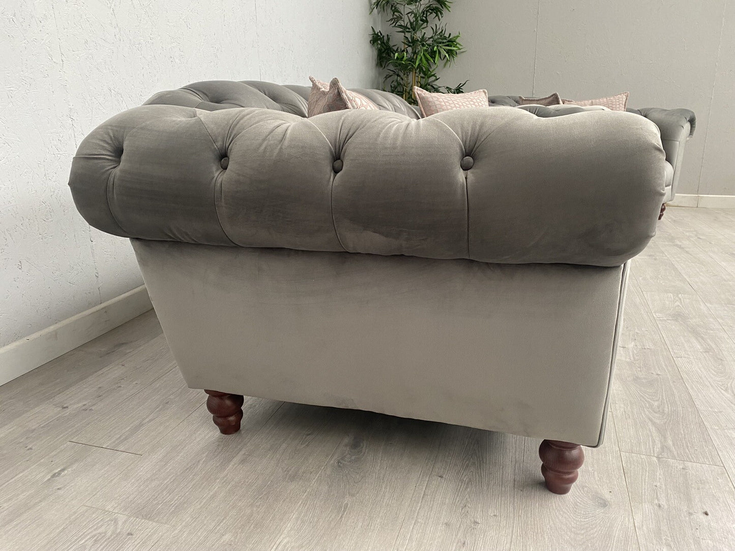 Alexander James Luisa Chesterfield 3 Seater Sofa + Armchair Set - RRP £3,930