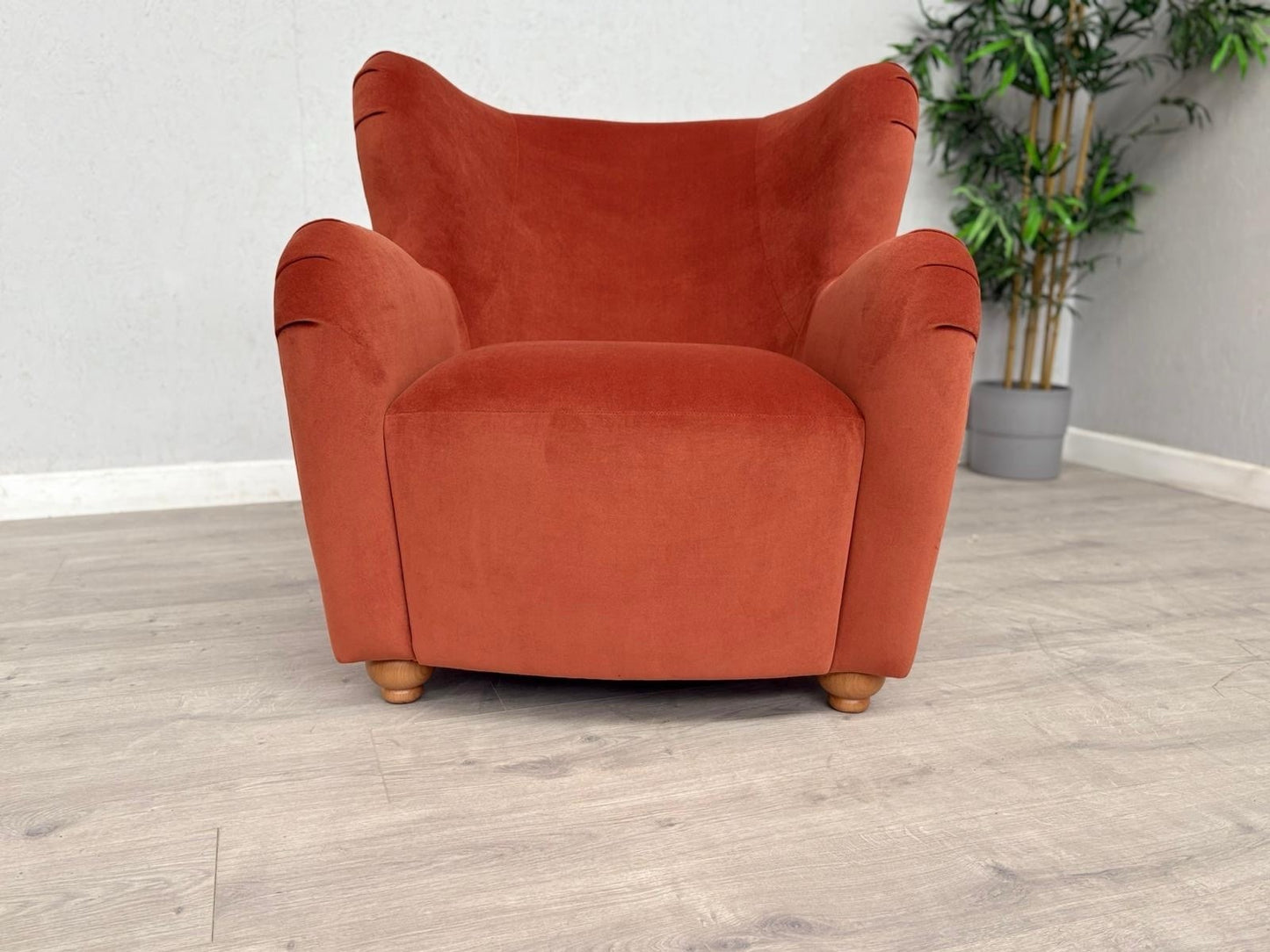 Westbridge BACHO Fabric Wingback Accent Chair / Armchair - RRP £899