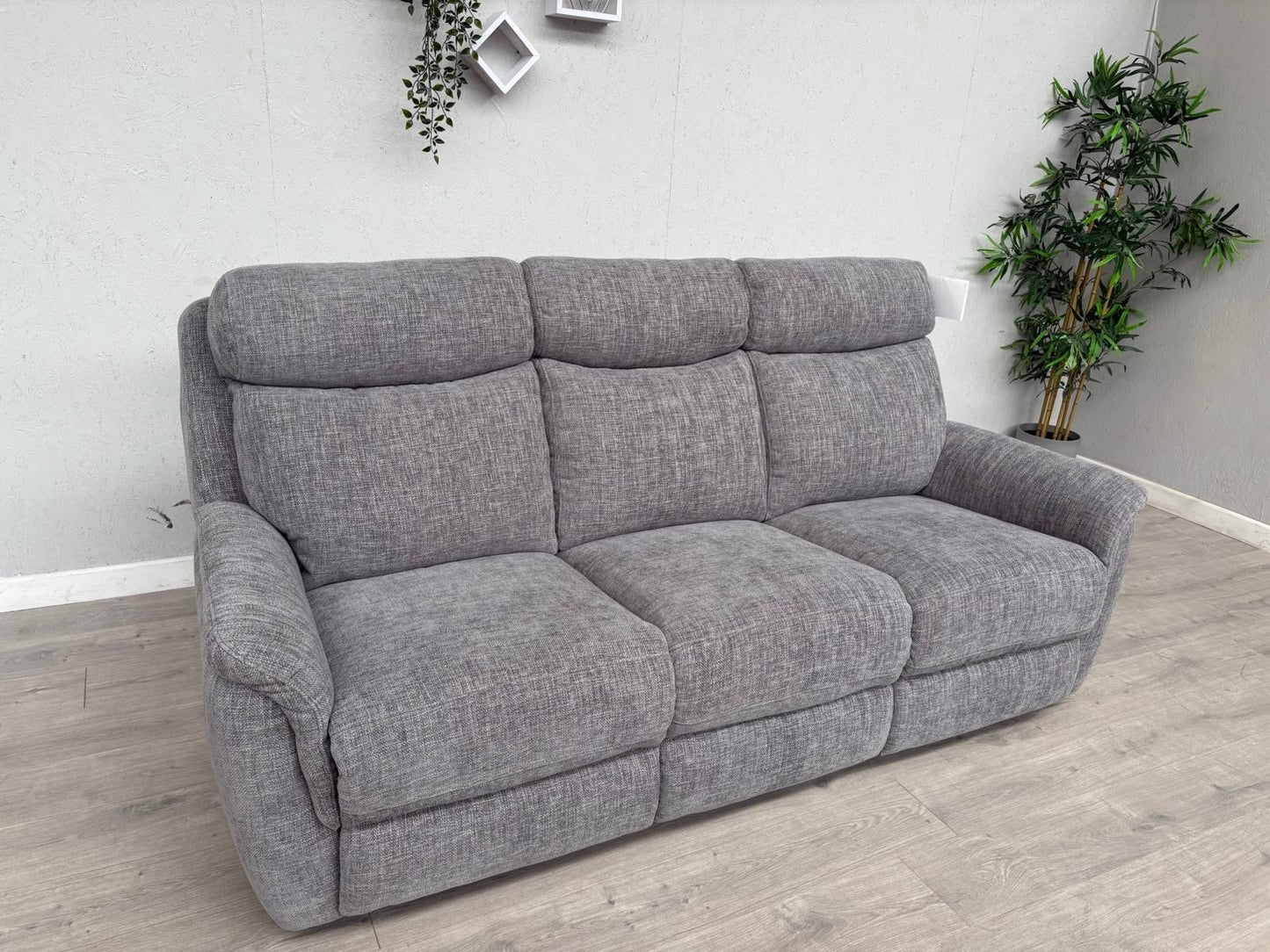 Furniture Village - ORLANDO Fabric 3 Seater Sofa, Anivia Brown - RRP £1,895