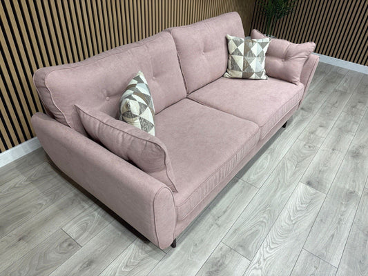 DFS Zinc Fabric 3 Seater Sofa RRP £879