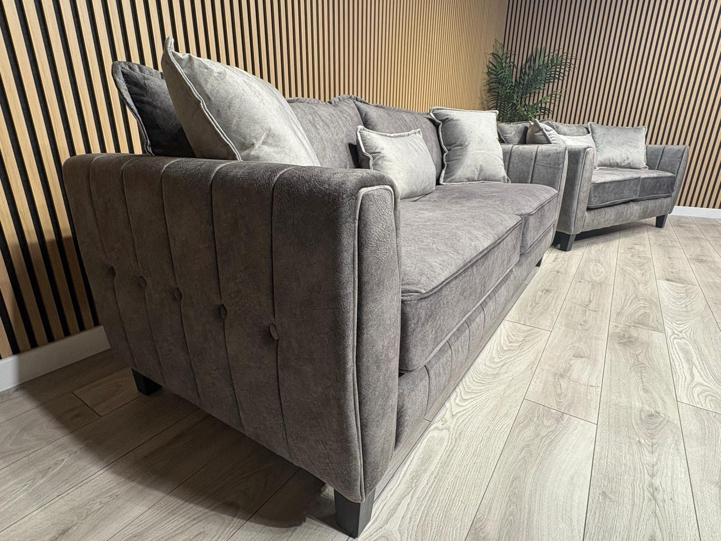 DFS - Cherished Style 3 + 2 Seater Sofa Set, Formal Back - RRP £2,399