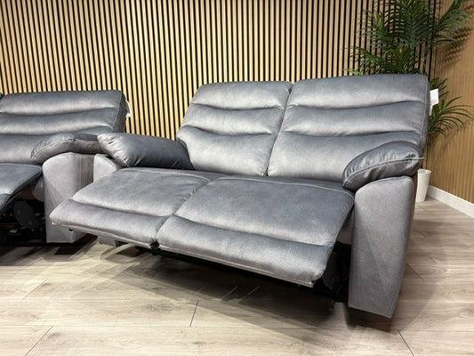 DFS Toledo Fabric 3+2 Seater Power Sofa Set RRP £2598