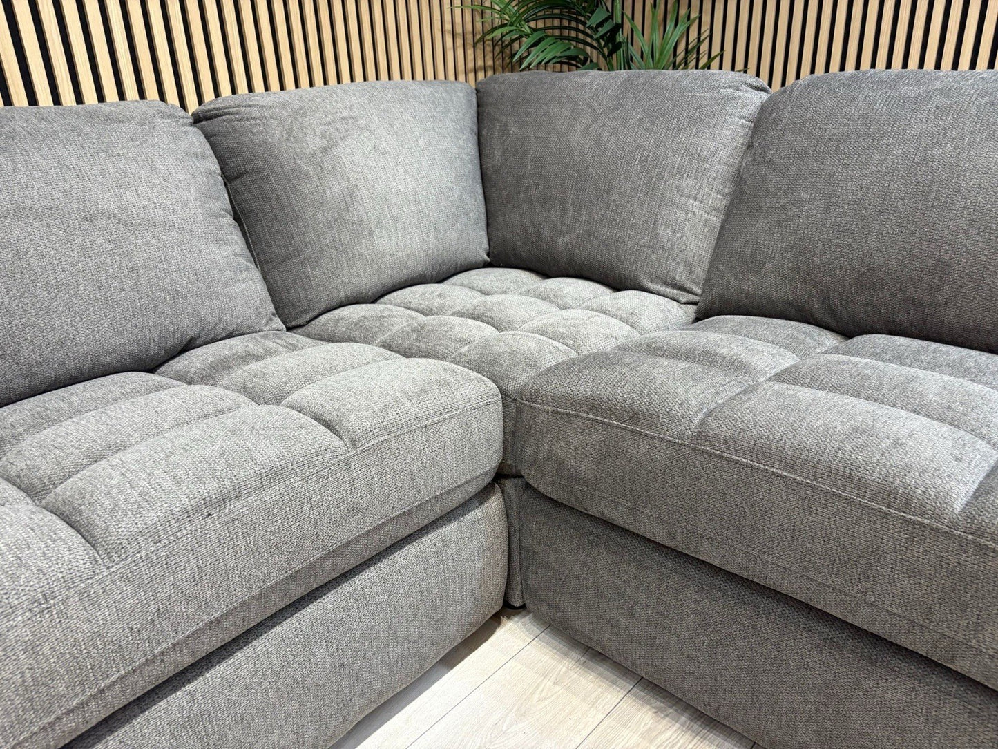 DFS - MAVAM Modular Premium Fabric Large 2 Corner 2 Sofa + Footstool - RRP £3699