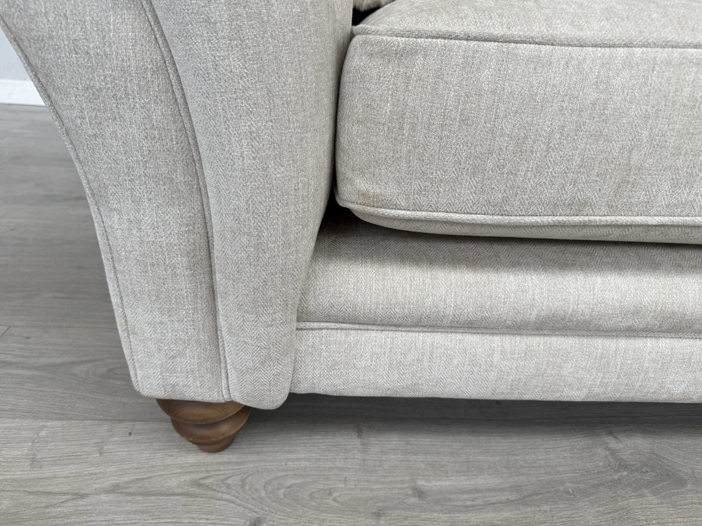 Furniture Village BLENHEIM Fabric 2 Seater Sofa Scatter Back Ivory - RRP £2495