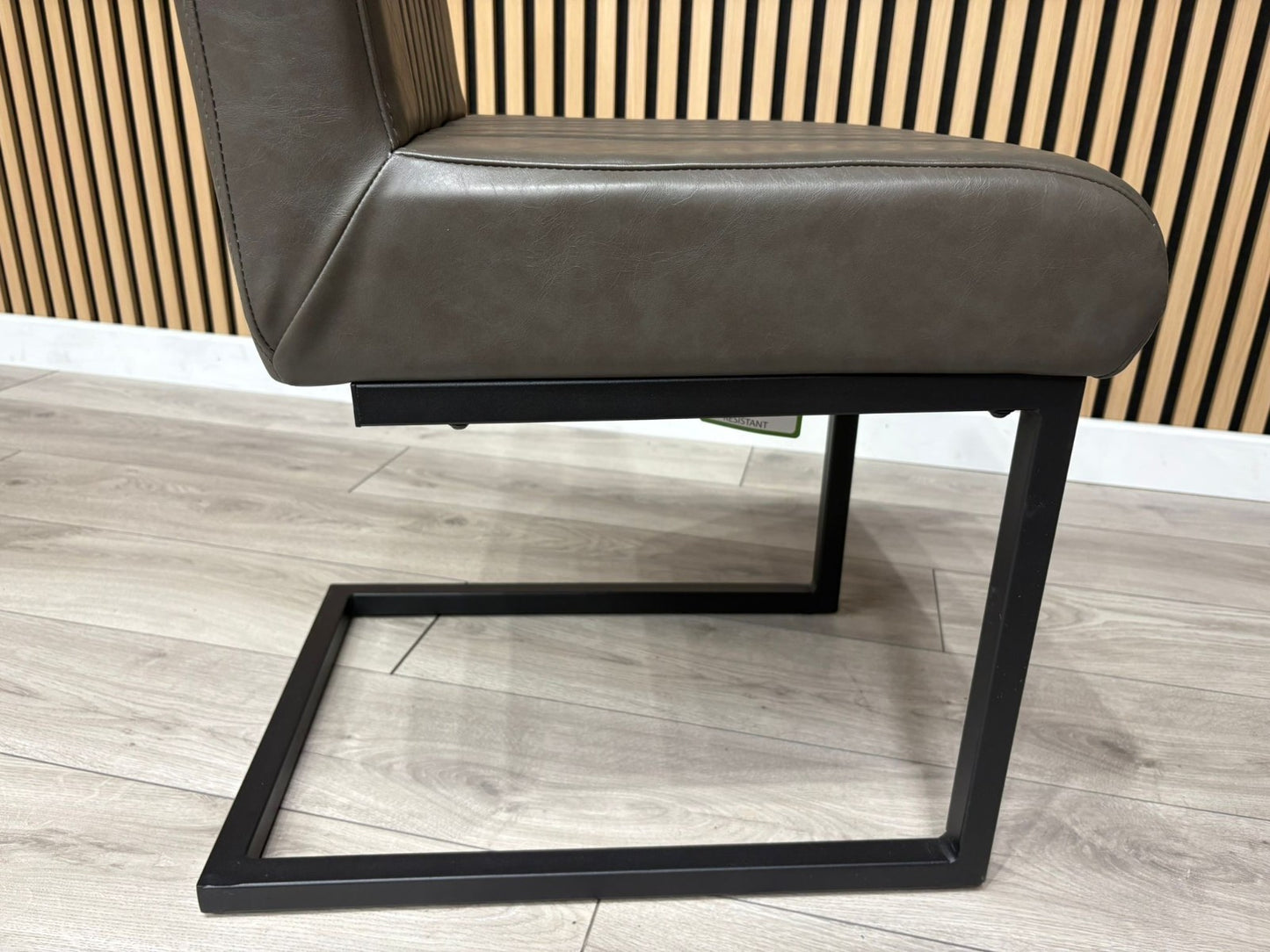 NEXT Sample - RIGA Industrial leather dining chairs