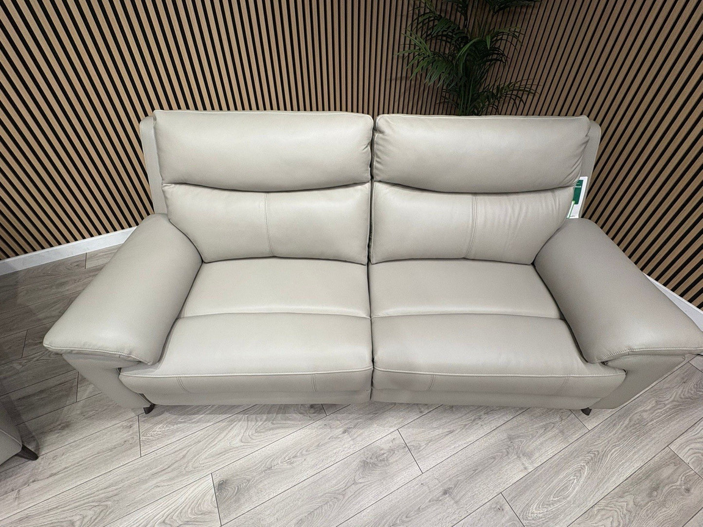 Furniture Village PANACHE Style Leather 3 + 2 Seater Power Recliner Sofa Set
