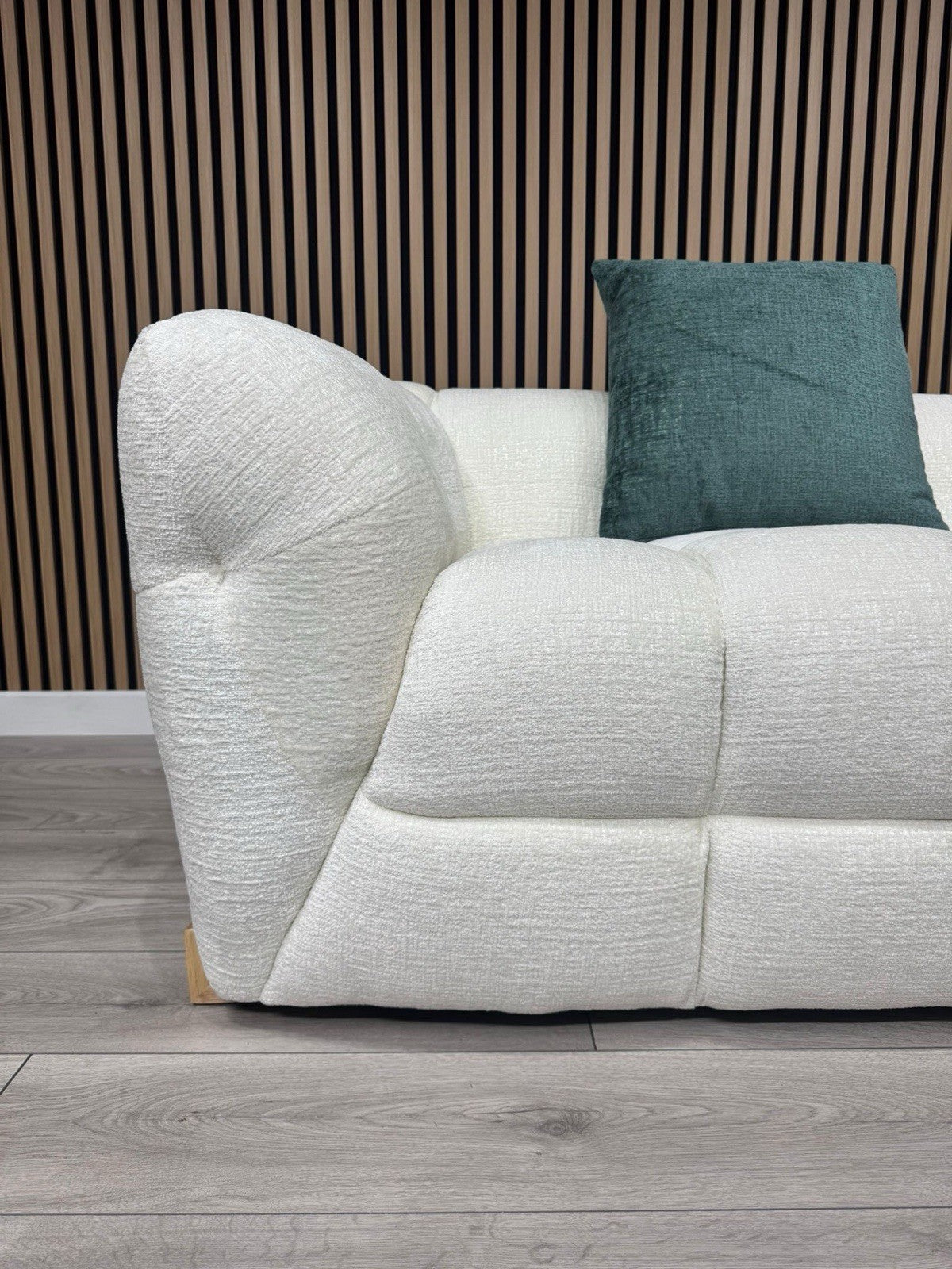 GENOA Large Fabric RHF Open End Chaise Corner Sofa - RRP £2,499