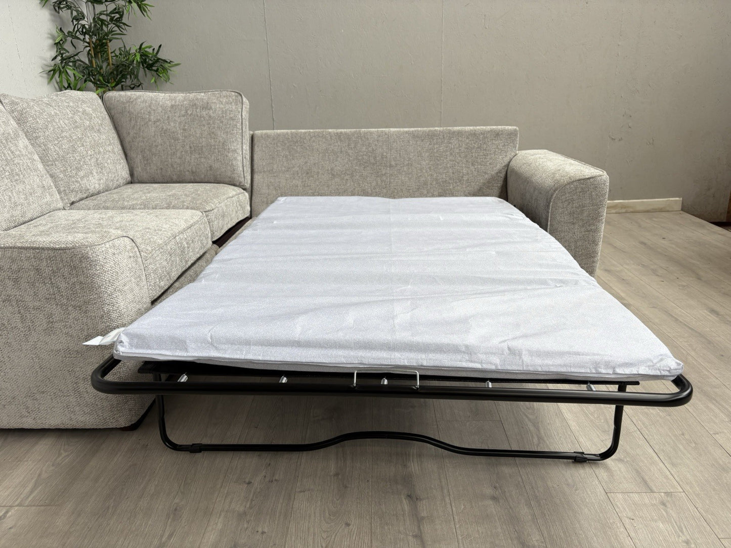 Furniture Village EMILIA Fabric LHF Small Sofa Bed Corner Sofa - RRP £2,095