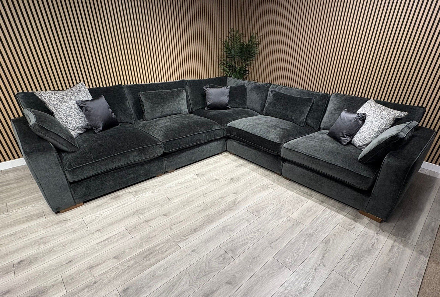 Sofology CAVALLI Fabric Modular 3 Corner 3 Sofa, Slate - RRP £5,499