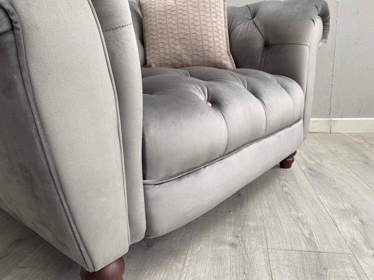 Alexander James Luisa Chesterfield 3 Seater Sofa + Armchair Set - RRP £3,930