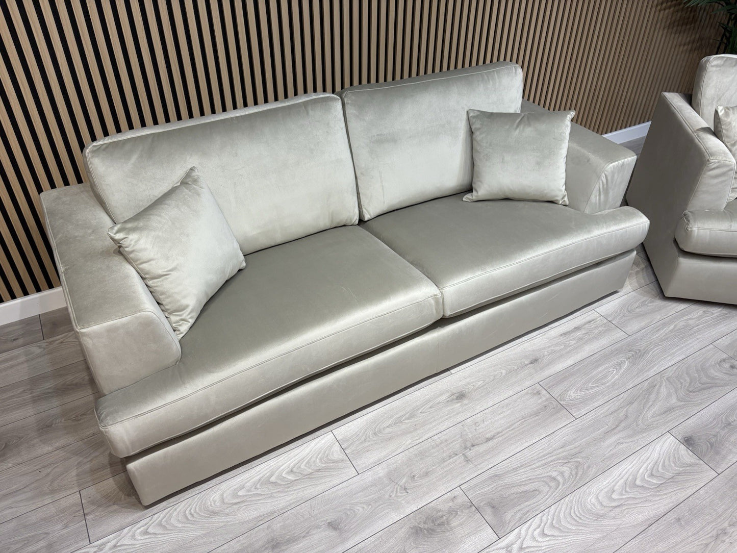NEXT - STRATUS Fabric 3 Seater Sofa + Loveseat Armchair - RRP £2,998