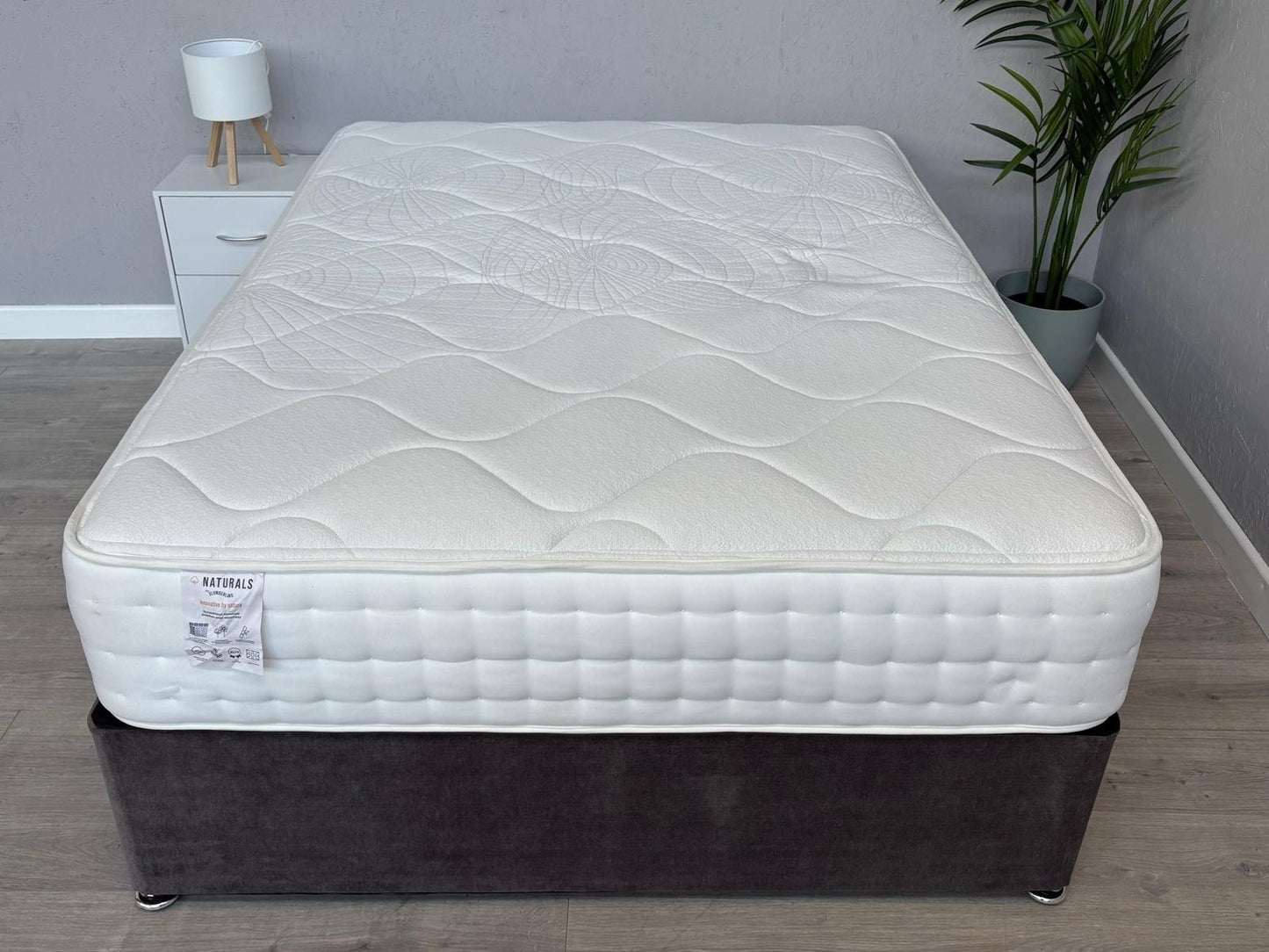 Slumberland NATURALS PREMIUM WOOL 4ft 6 Double Mattress, Firm - RRP £1,099