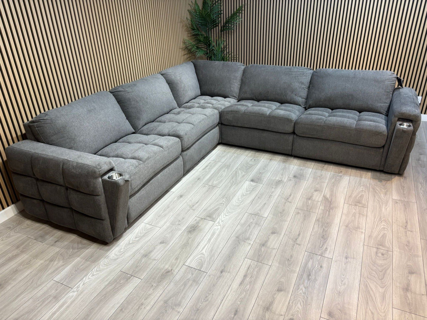 DFS - MAVAM Modular Premium Fabric Large 2 Corner 2 Sofa + Footstool - RRP £3699