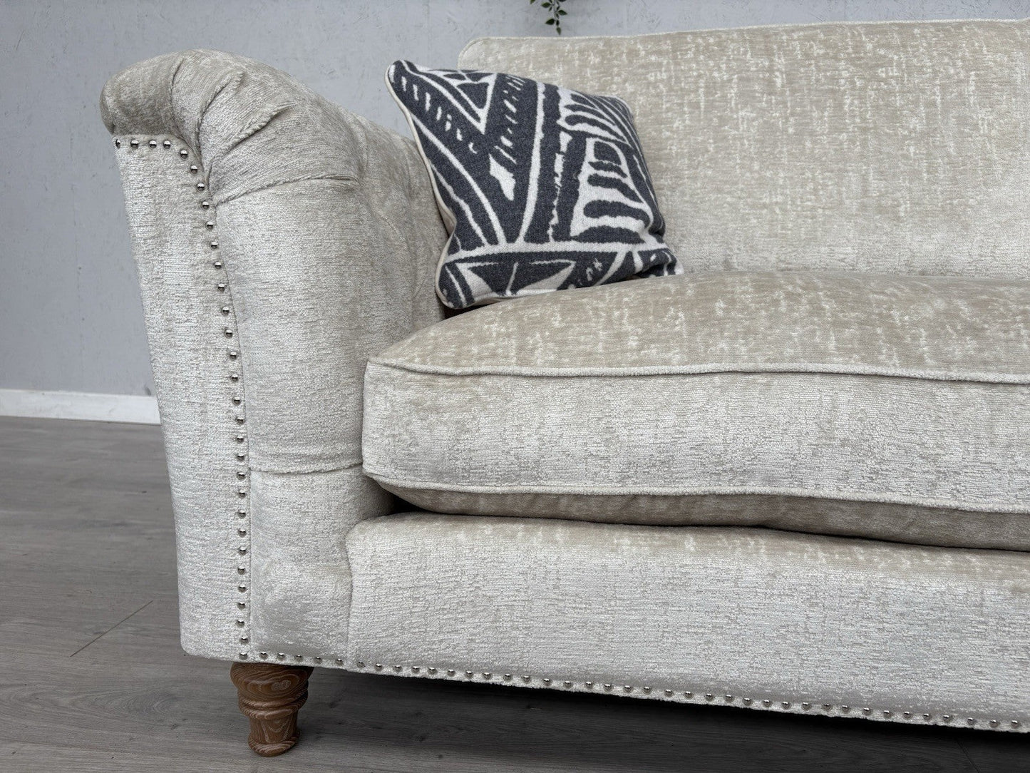 Westbridge - LUCILLE Extra Large Fabric 4 Seater Sofa, Oyster - RRP £2,695