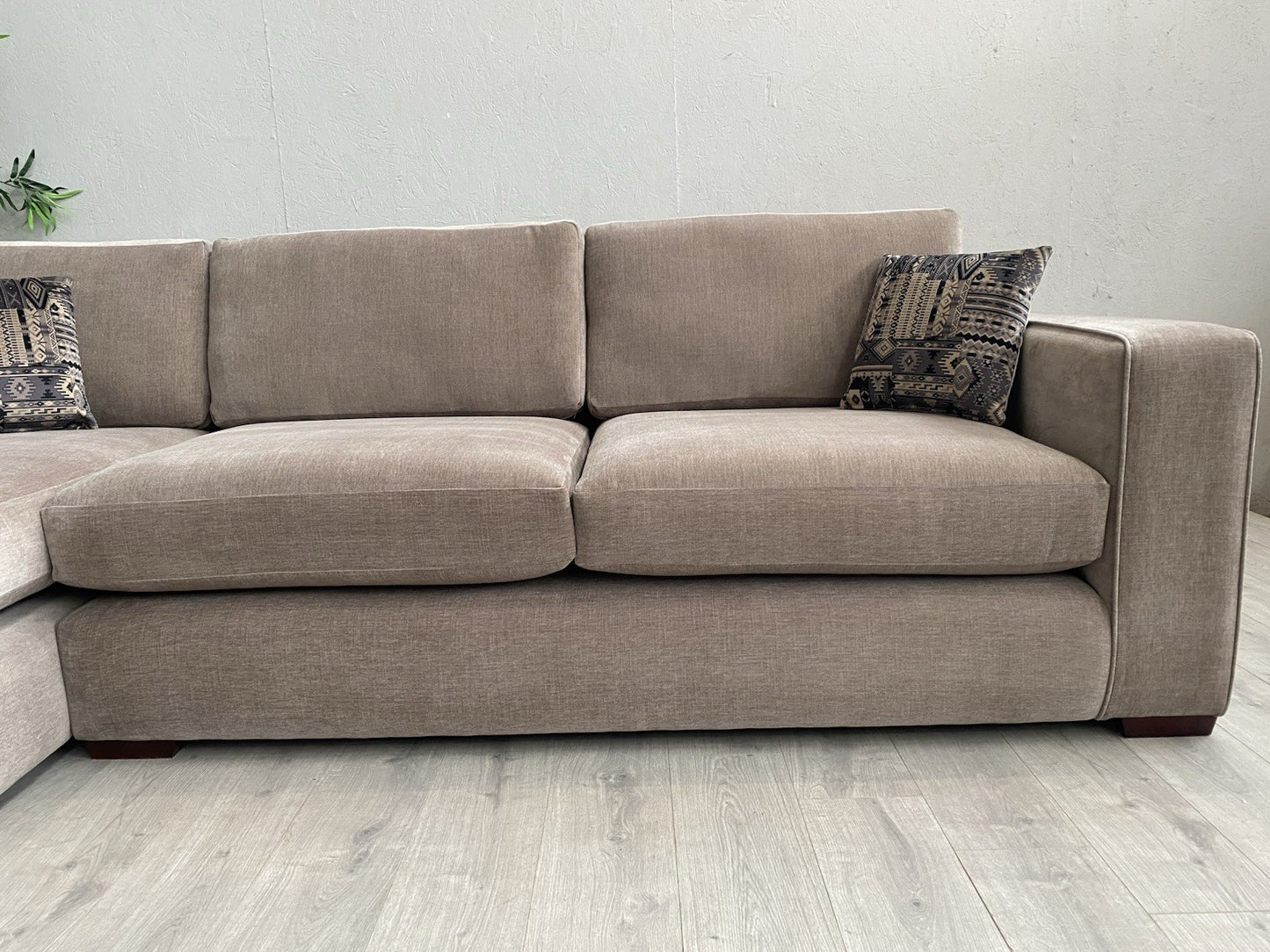 DFS - LAMBOURN Style Fabric LHF Large Chaise Corner Sofa - RRP £2,999