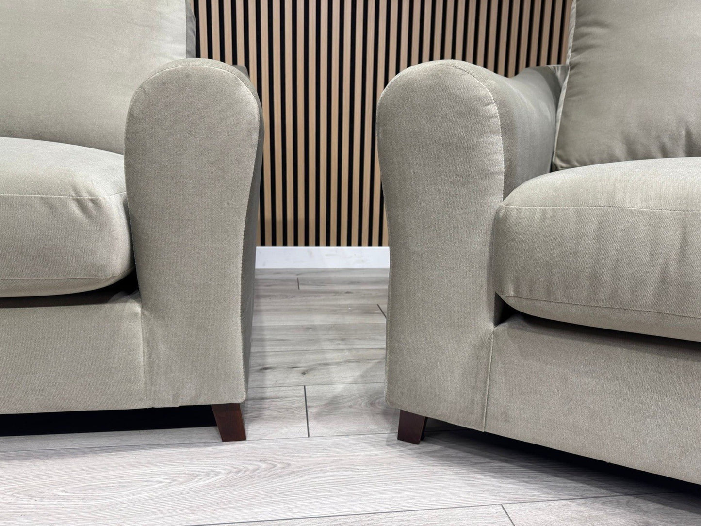 Laura Ashley BASLOW Style Fabric 3 Seater + 2 Seater Sofa Set - RRP £2,800