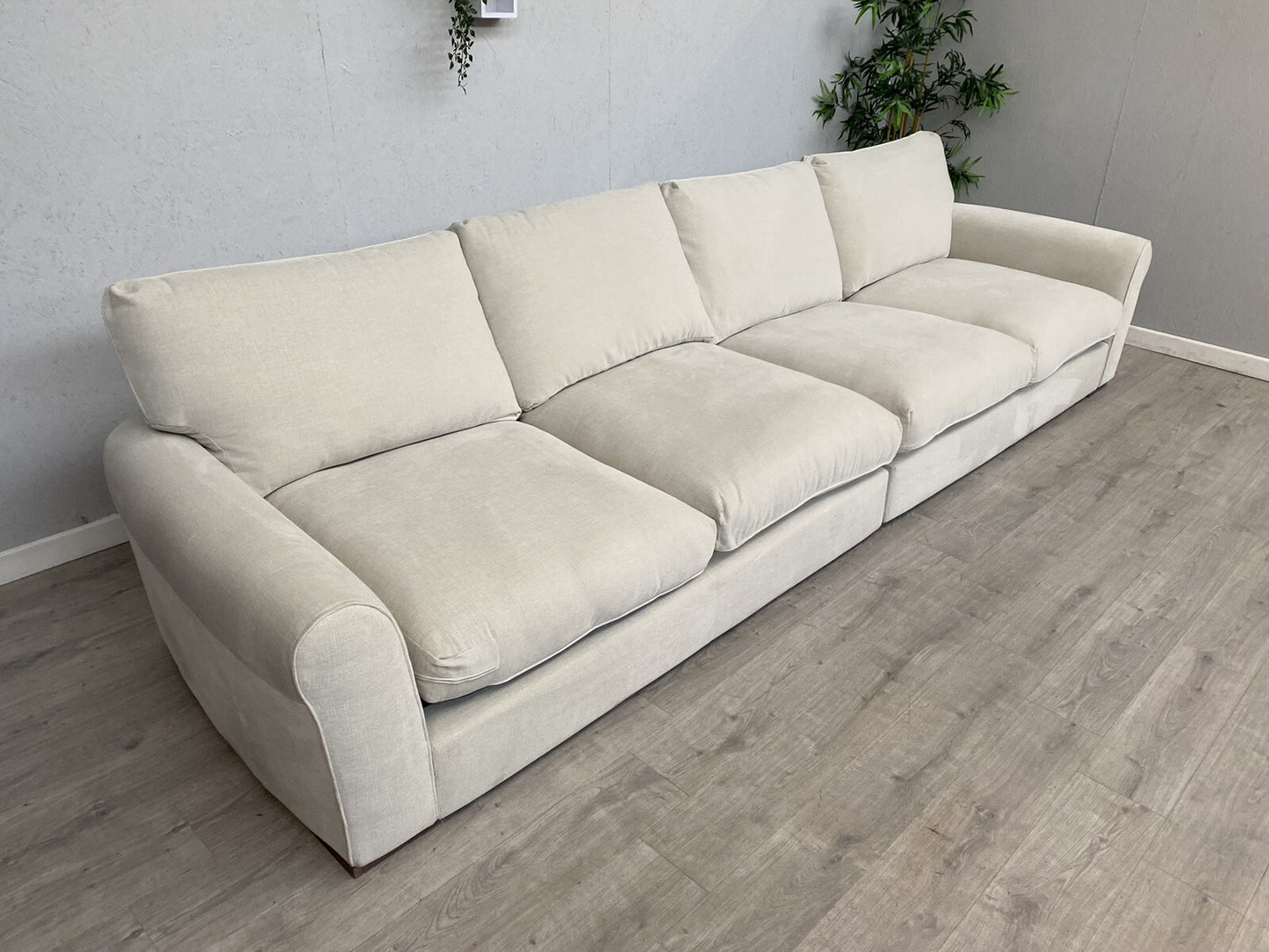 Westbridge - TEACAKE Grand Split Extra Large Fabric Sofa - RRP £3,995
