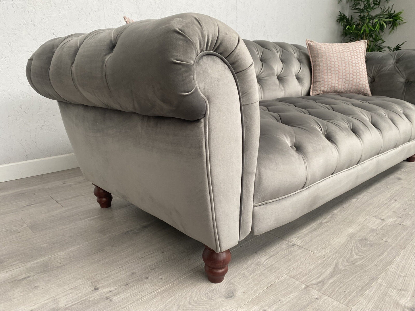Alexander James Luisa Chesterfield 3 Seater Sofa + Armchair Set - RRP £3,930