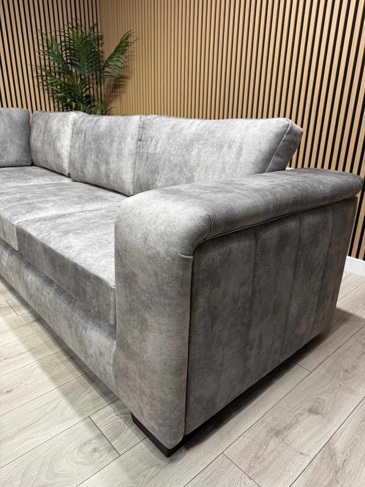 John Lewis Sample - Madrid Corner Sofa Fabric 2c2 Seater + Stool RRP £2599
