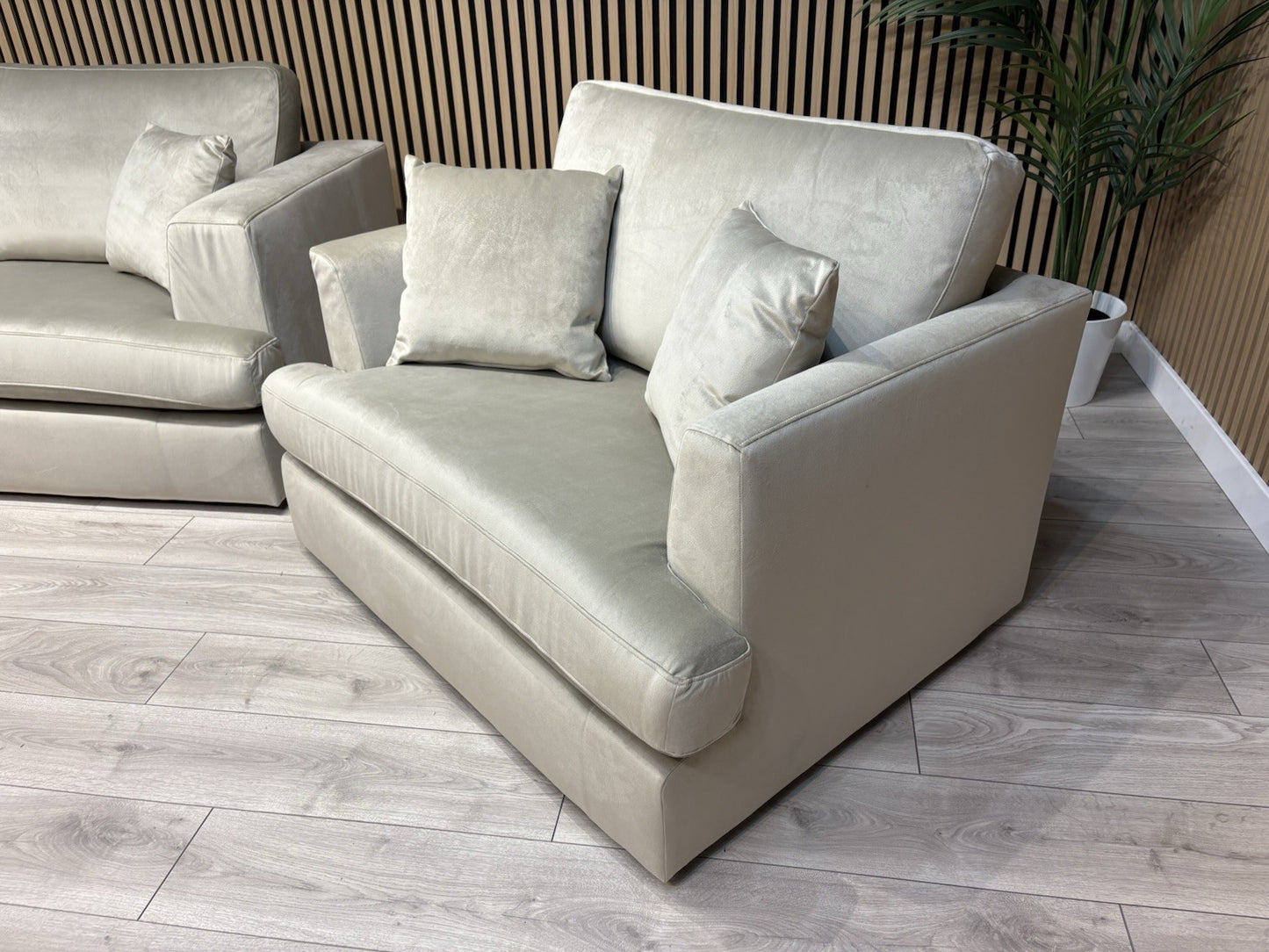 NEXT - STRATUS Fabric 3 Seater Sofa + Loveseat Armchair - RRP £2,998