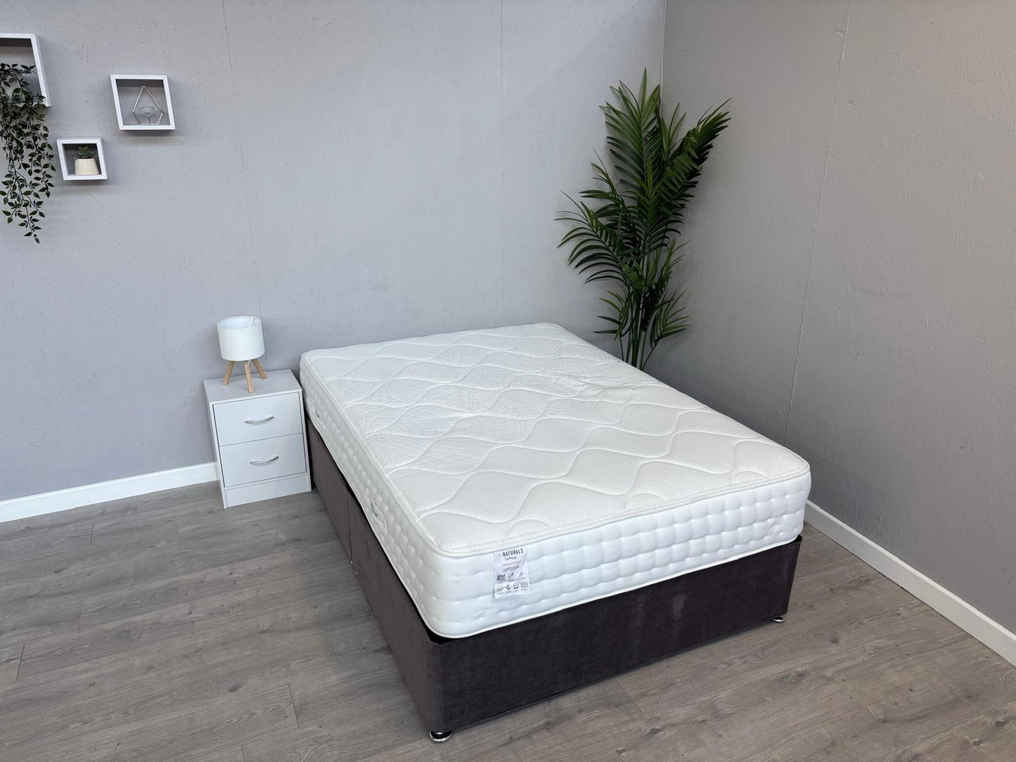Slumberland NATURALS PREMIUM WOOL 4ft 6 Double Mattress, Firm - RRP £1,099