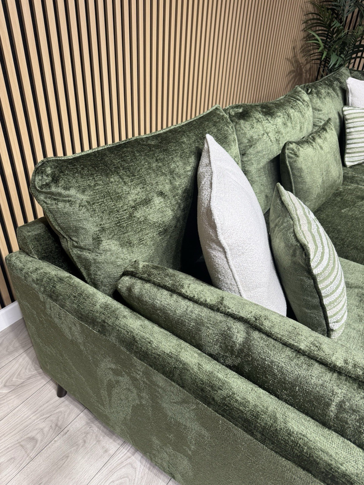 Very Home Sanremo Fabric Corner Group Sofa ( 2c2 ) Olive RRP £3199