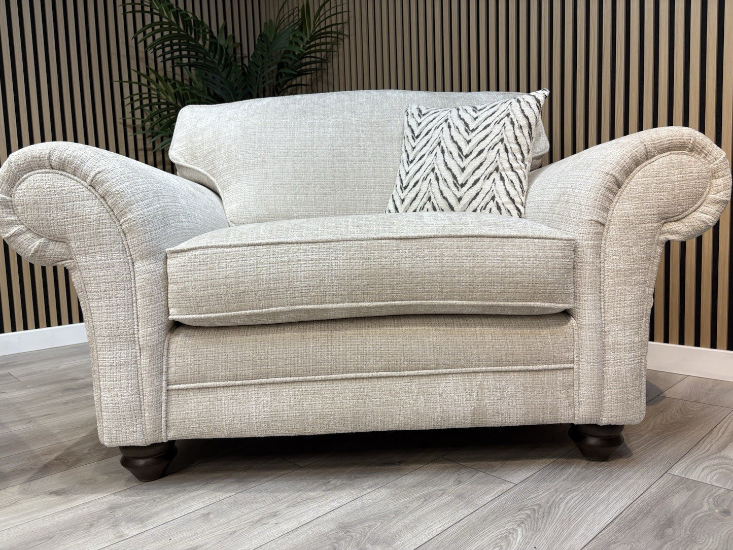 NEW BLENHEIM Fabric 4 Seater Sofa + Loveseat Armchair - RRP £4,540