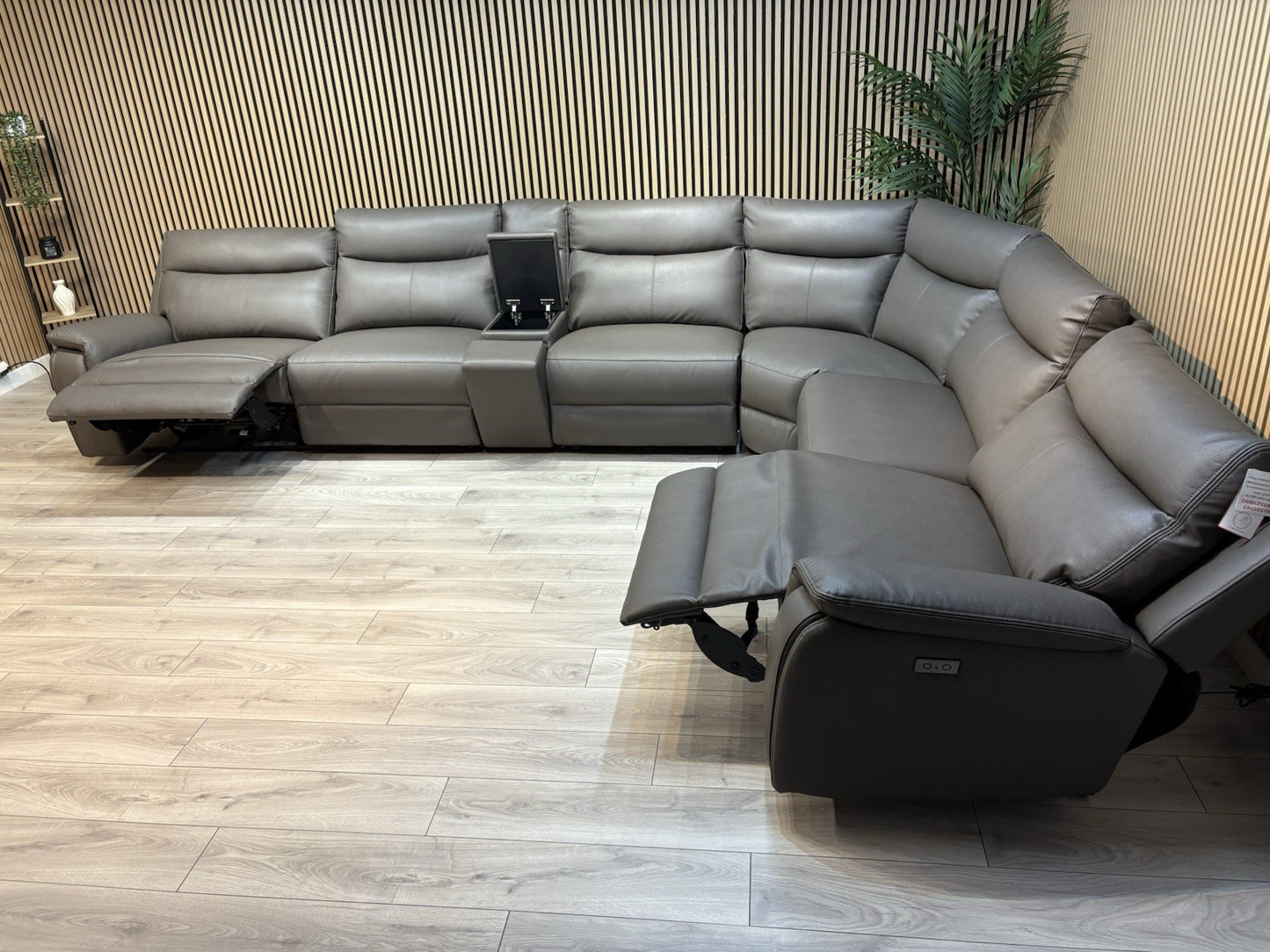 ScS - MAVERICK Fabric XL Modular 3 Corner 2 Sofa, Power Recliners - RRP £3,999