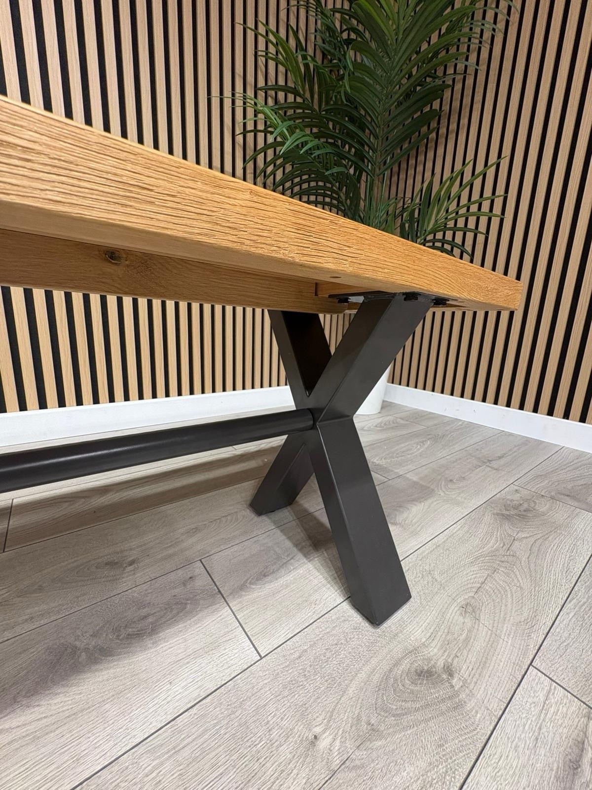 Furniture Village EARTH Solid Oak 180cm Dining Bench - RRP £359