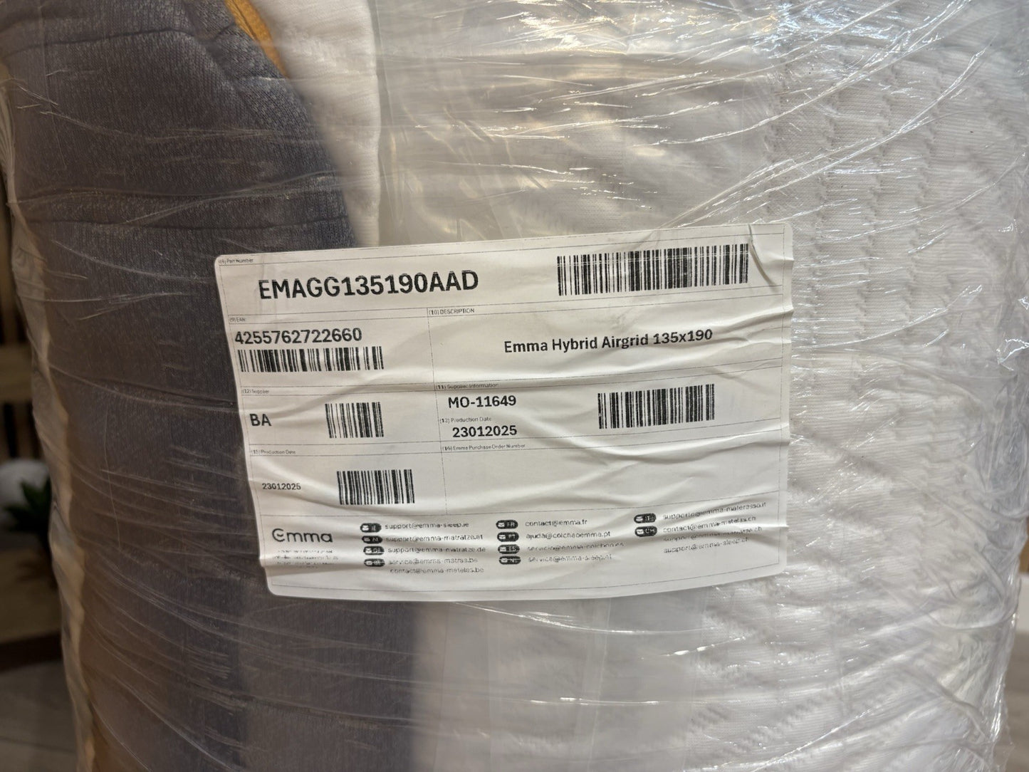 EMMA - Hybrid Airgrid 4ft 6 Double Mattress ( BRAND NEW BOXED ) - RRP £1,008