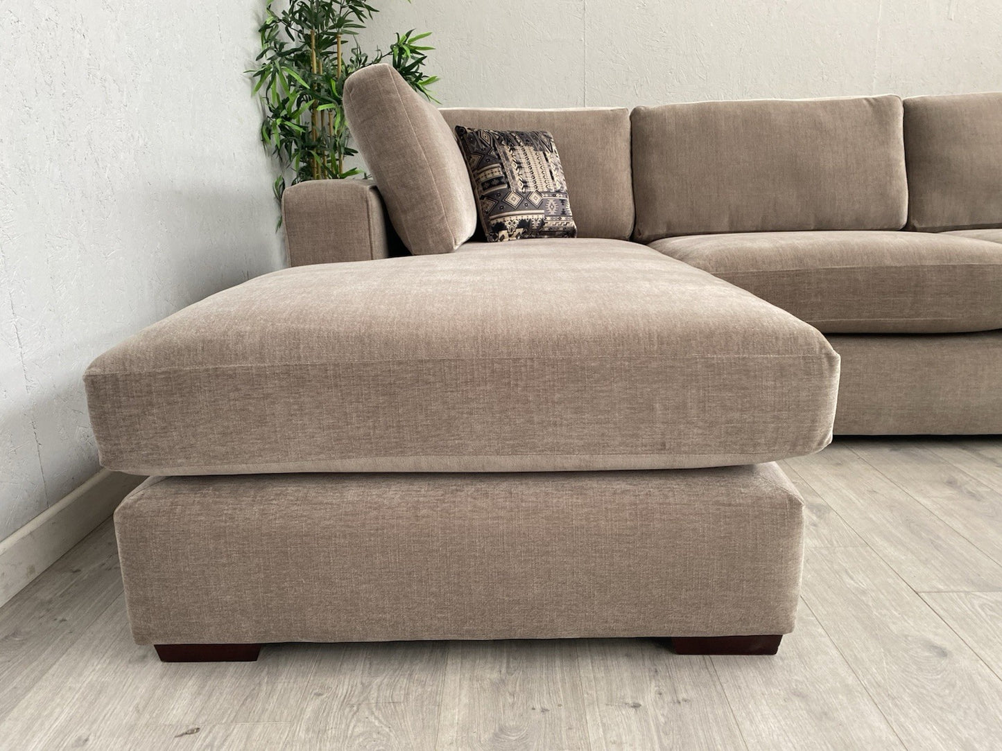 DFS - LAMBOURN Style Fabric LHF Large Chaise Corner Sofa - RRP £2,999