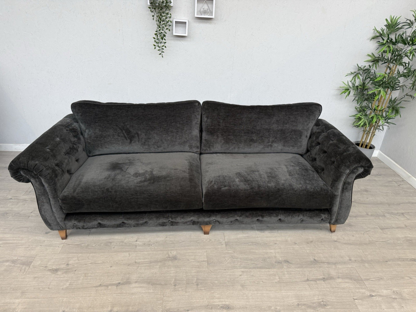Furniture Village Boutique PALACE Fabric 4 Seater Classic Back Sofa - RRP £2,795