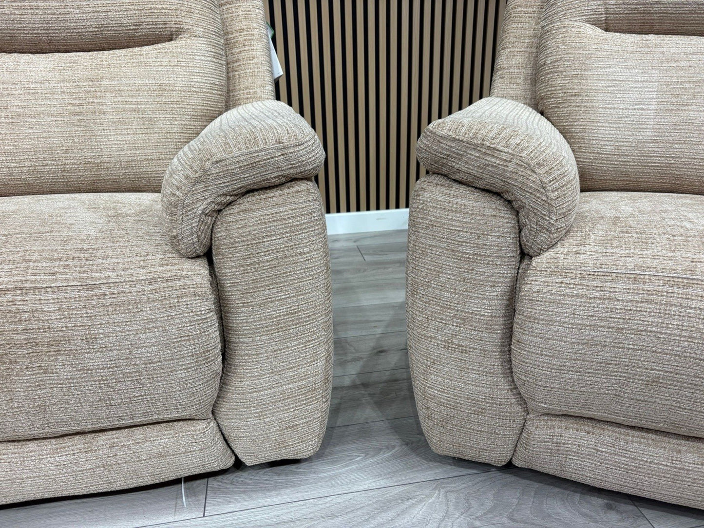DFS NAVONA 3 Seater + 2 Seater Fabric Sofa Set, Power Recliners - RRP £3,298