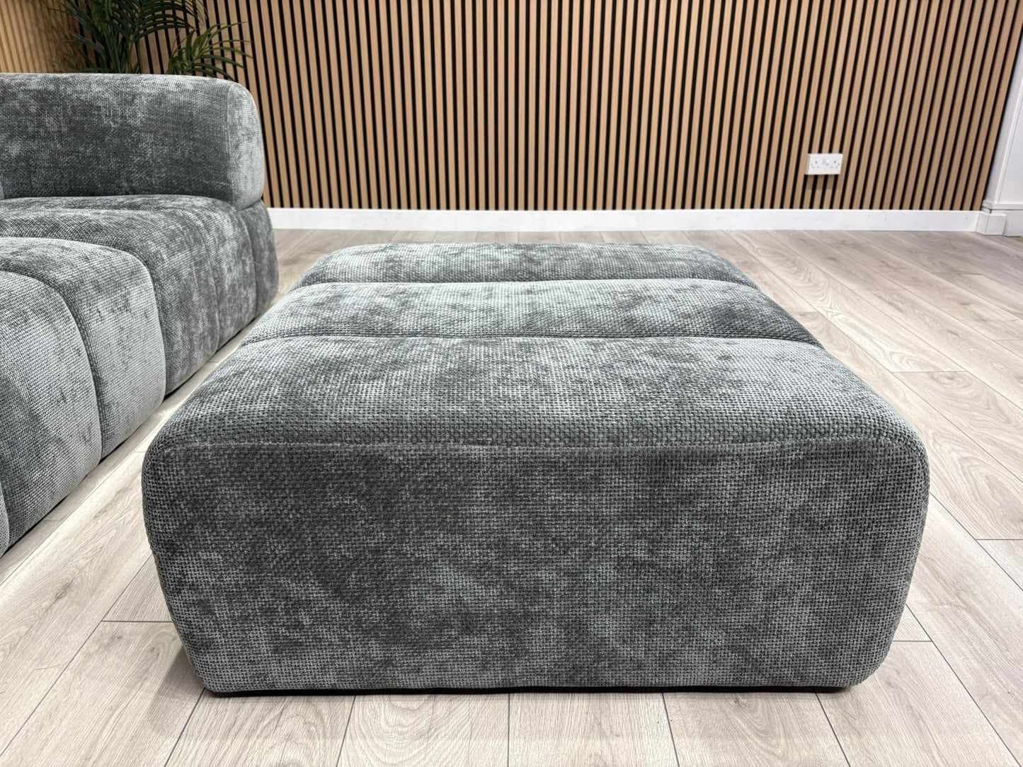 Taskers KIRWIN Large Fabric 3 Seater Sofa + Footstool - RRP £2,999