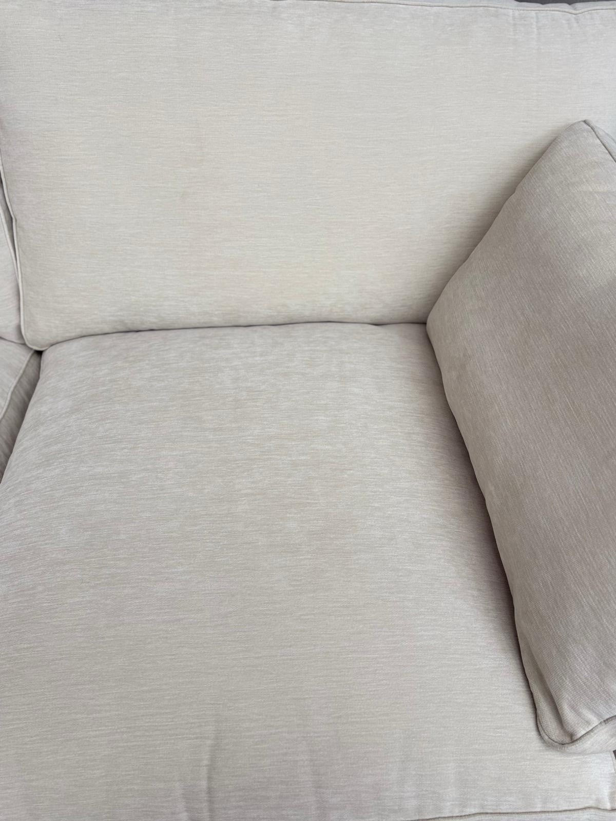 NEXT - STAMFORD Large 3 Seater Grand Sit Sofa, Fine Chenille Oyster - RRP £1,450