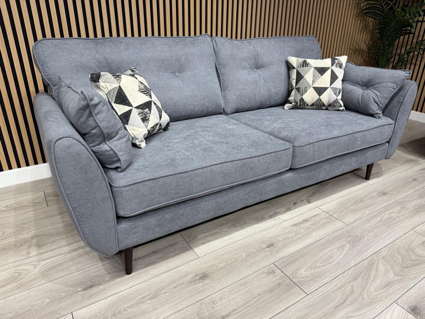 DFS - Zinc 3 & 2 Fabric Seater Sofa Set RRP £1799